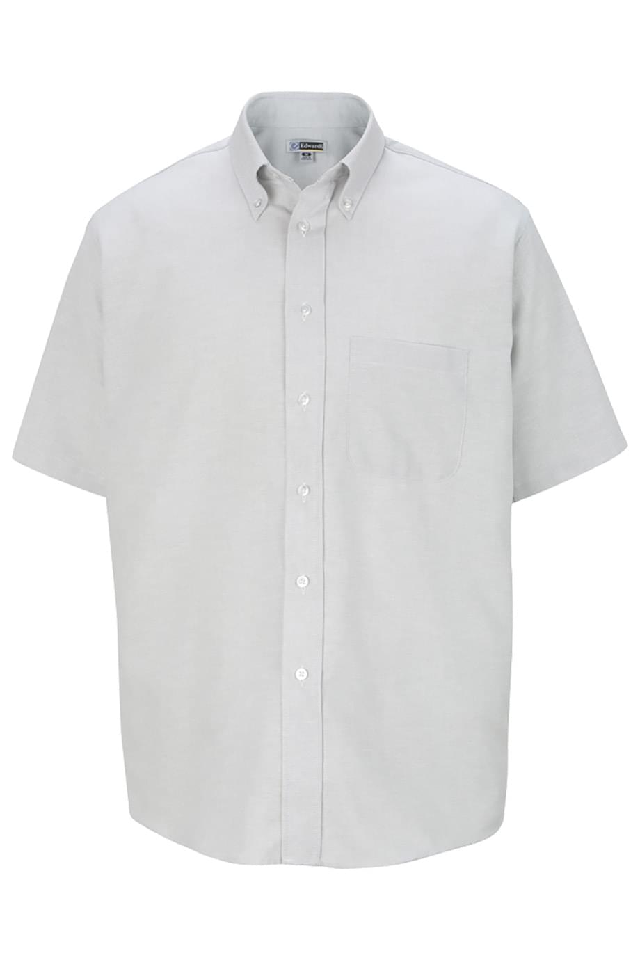 Easy Care Oxford Short Sleeve Mens Shirt (Color: Multiple)