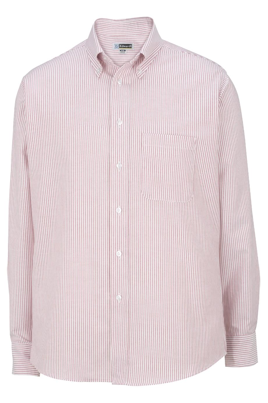 Easy Care Oxford (Color: Blue Stripes, Burgundy Stripes, Grey Stripes)