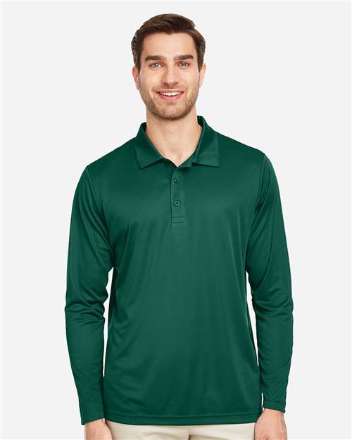Team 365 Men's Zone Performance Long Sleeve Polo