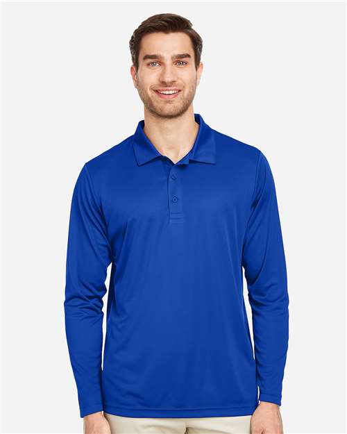 Team 365 Men's Zone Performance Long Sleeve Polo