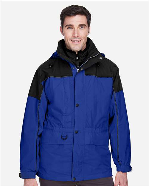 North End Men's 3-in-1 Two-Tone Parka