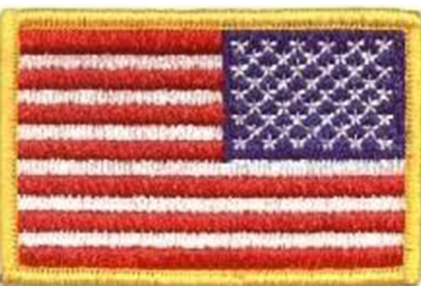 Patch US Reverse Flag (Rectangular) Both Sleeves