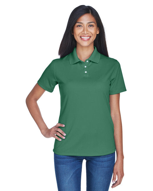UltraClub Women's Cool & Dry Stain-Release Performance Polo