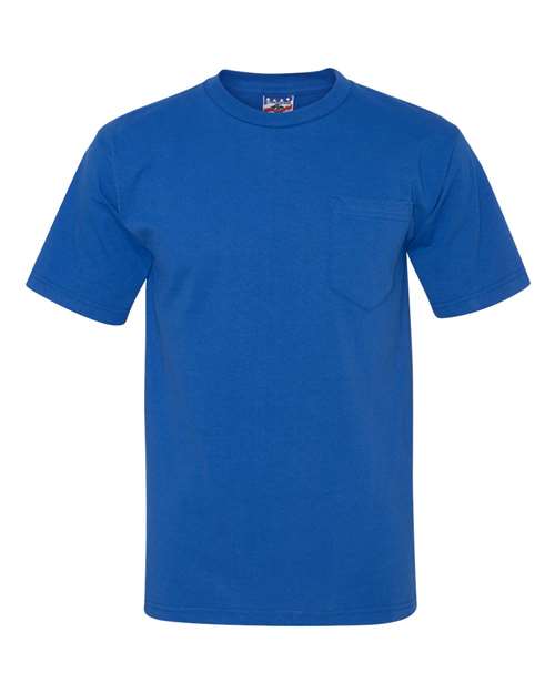 Bayside Unisex Union-Made Pocket T-Shirt