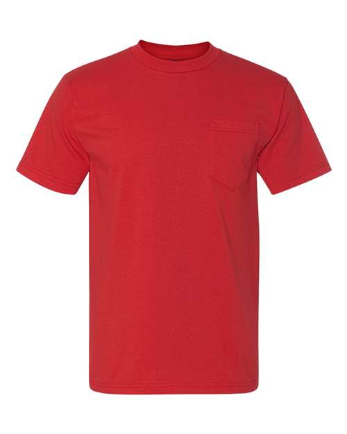 Bayside Unisex Union-Made Pocket T-Shirt