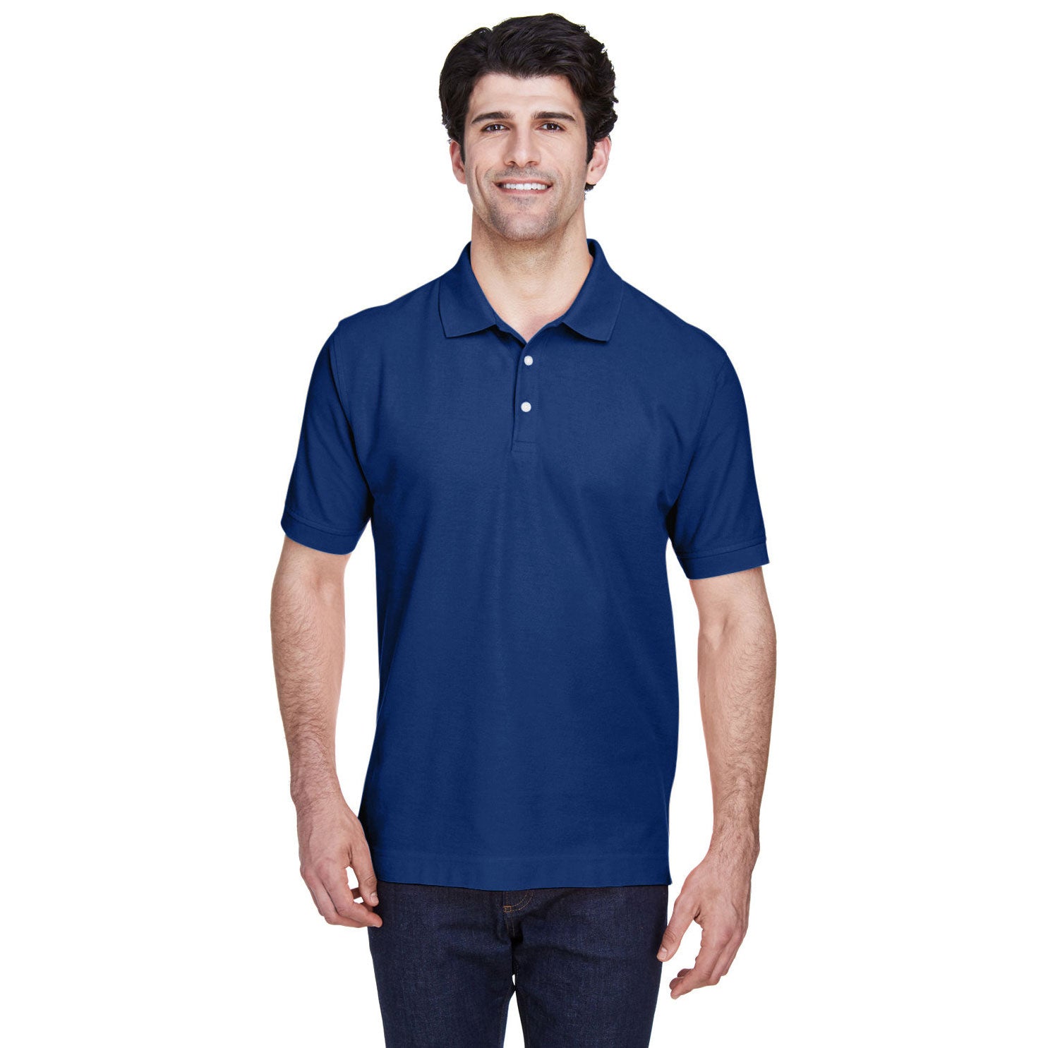 Devon & Jones Men's Pima Piqué Polo