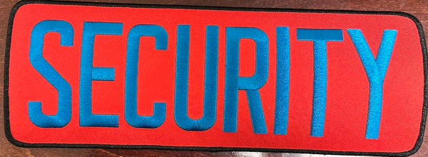 Patch (Security) Blue on Red