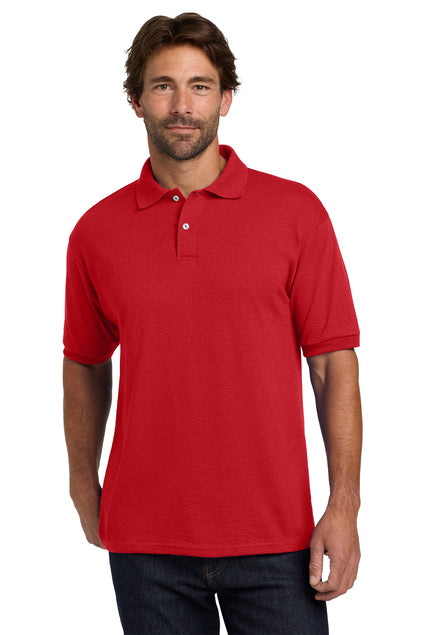 Hanes® EcoSmart® 5.2-Ounce Jersey Knit Sport Shirt