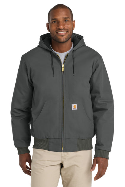 Carhartt® Quilted-Flannel-Lined Duck Active Jacket