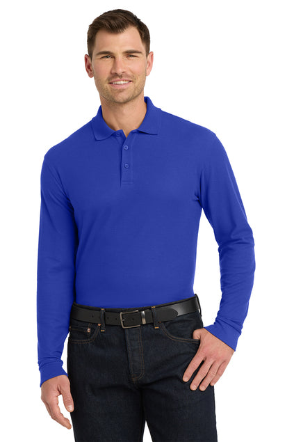 Port Authority® Long Sleeve Core Classic Pique Polo