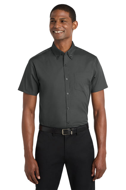 Port Authority® Short Sleeve Carefree Poplin Shirt