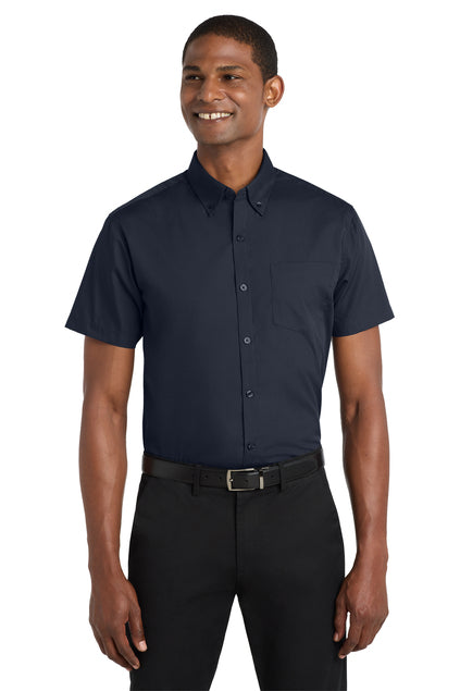 Port Authority® Short Sleeve Carefree Poplin Shirt