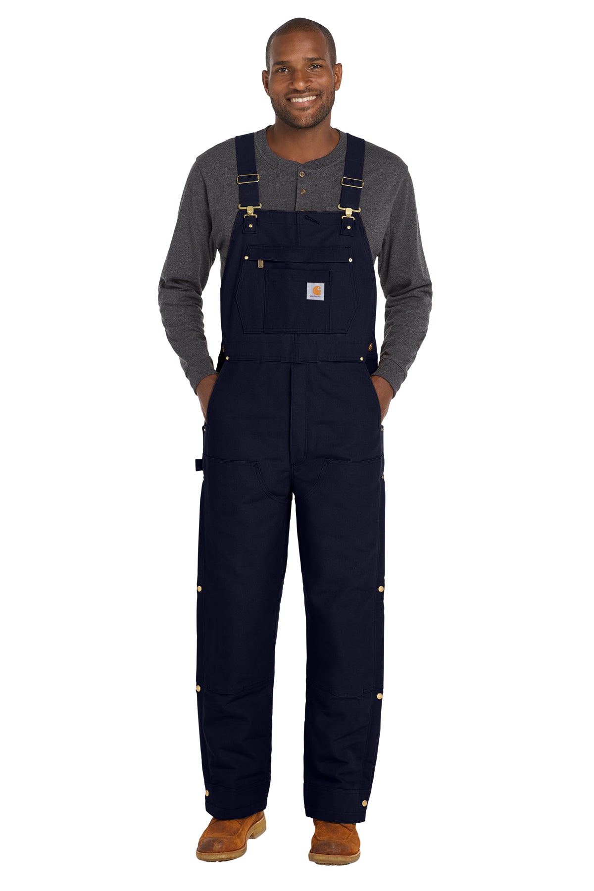 Carhartt® Tall Firm Duck Insulated Bib Overalls