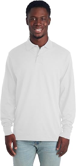 Jerzees® Men's Dri-Power® Long Sleeve Polo