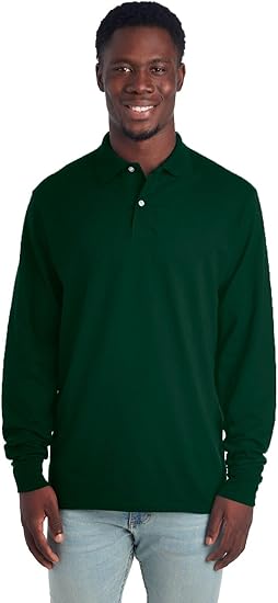 Jerzees® Men's Dri-Power® Long Sleeve Polo