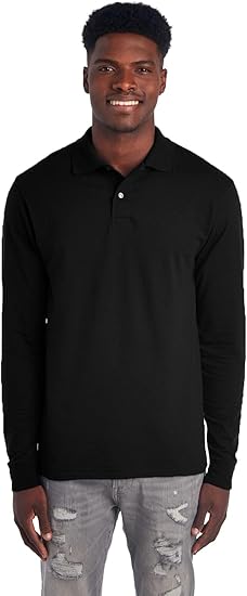 Jerzees® Men's Dri-Power® Long Sleeve Polo