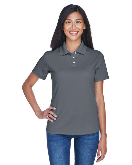 UltraClub Women's Cool & Dry Stain-Release Performance Polo