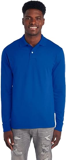 Jerzees® Men's Dri-Power® Long Sleeve Polo