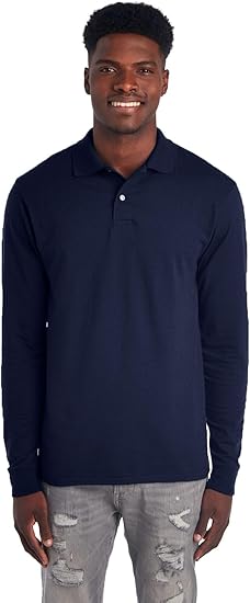 Jerzees® Men's Dri-Power® Long Sleeve Polo