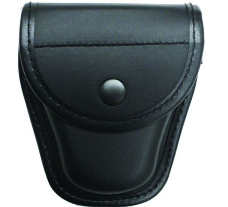 Single Plain Leather Handcuffs Holder