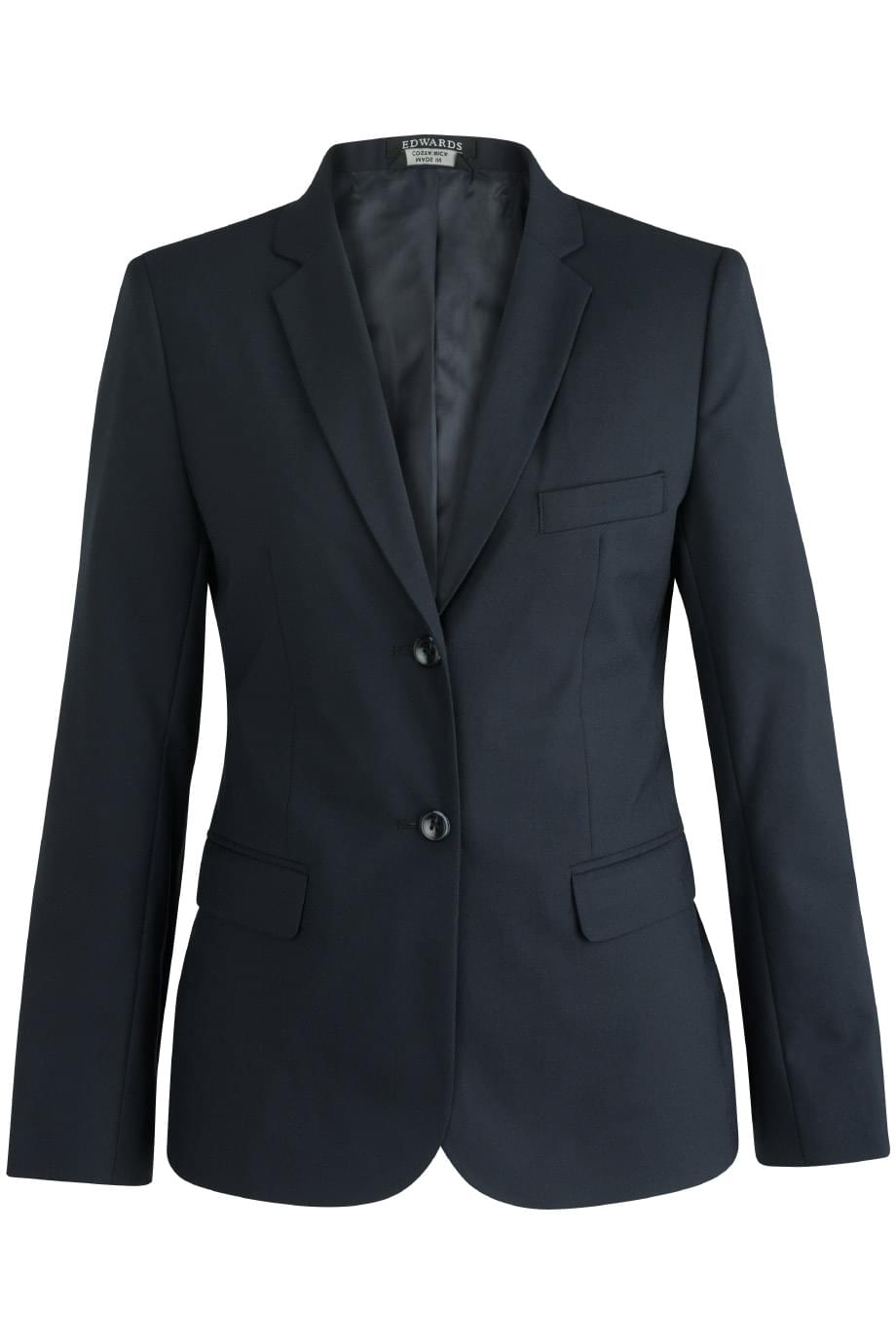 Signature Ladies Suit Coat (Color: Black, Navy)