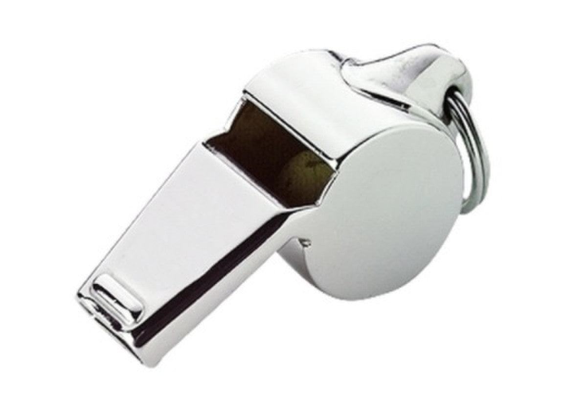 Nickel Plated Brass Whistle