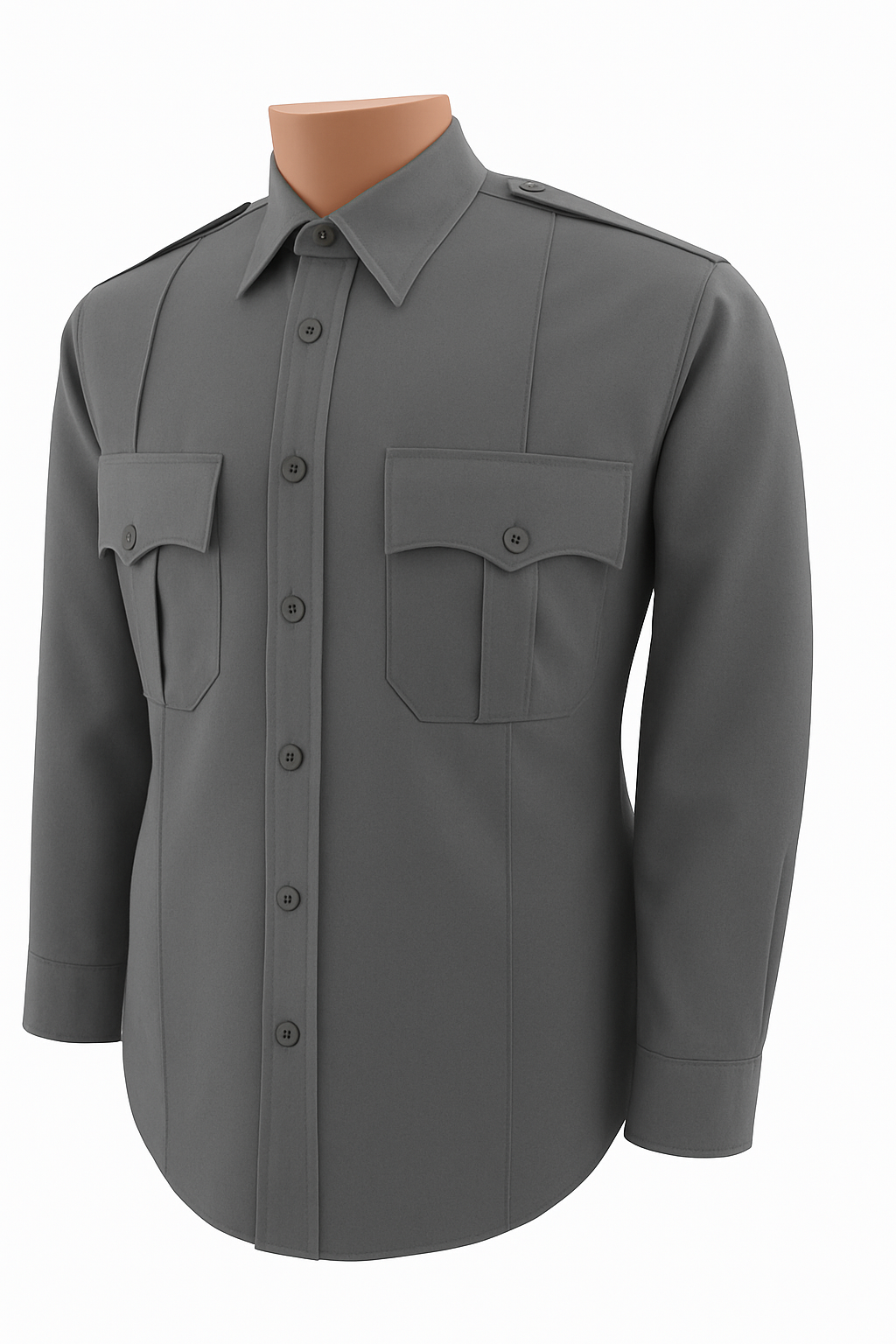 All Poly Long Sleeve (Color: Black, Grey)