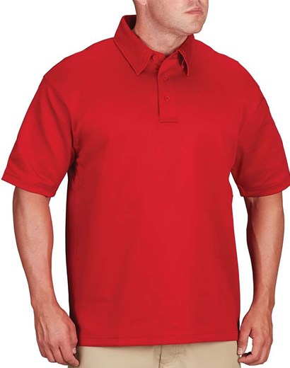 I.C.E.® Men’s Performance Polo - Short Sleeve (Color: Red, Light Blue, Dark Green, Hi-Vis Yellow)