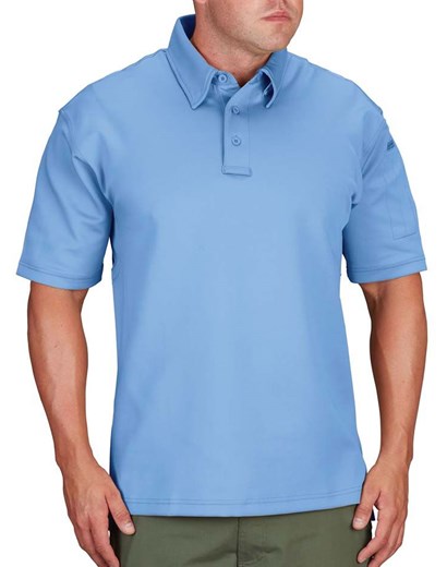 I.C.E.® Men’s Performance Polo - Short Sleeve (Color: Red, Light Blue, Dark Green, Hi-Vis Yellow)
