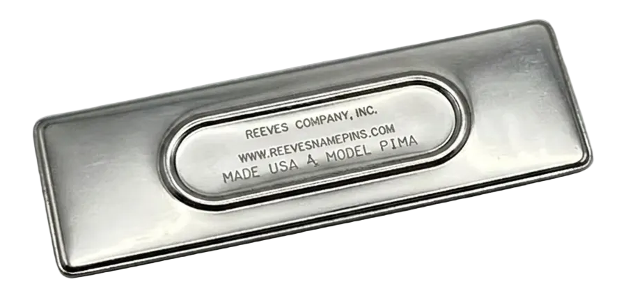 Metal Name Pin (W/DLUX Magnet)