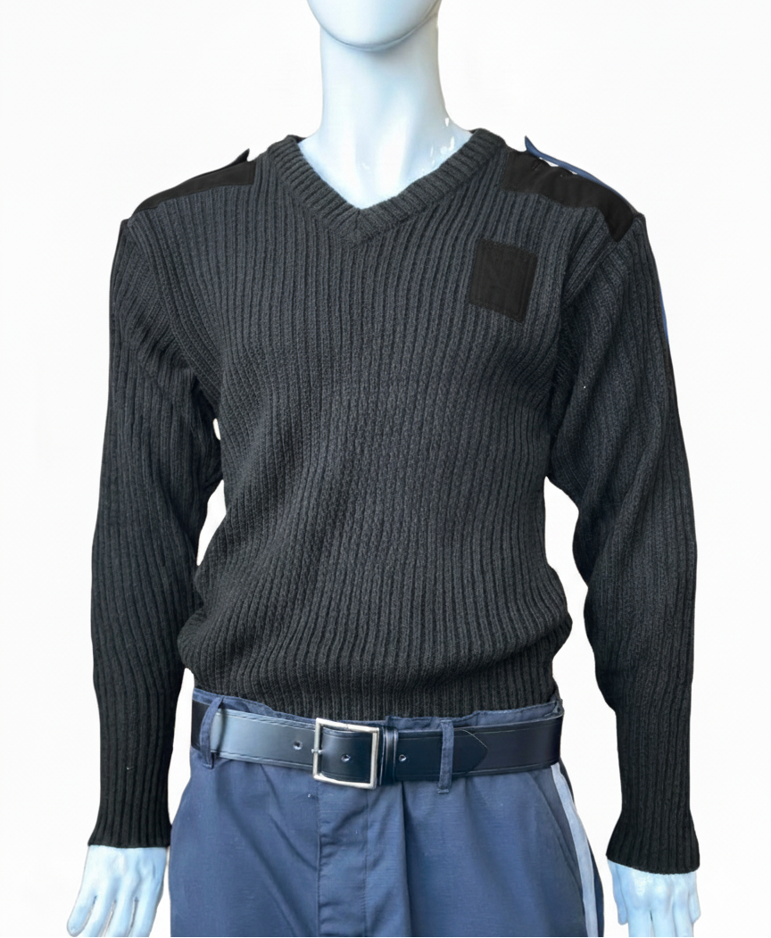 V-Neck Acrylic Commando Sweater