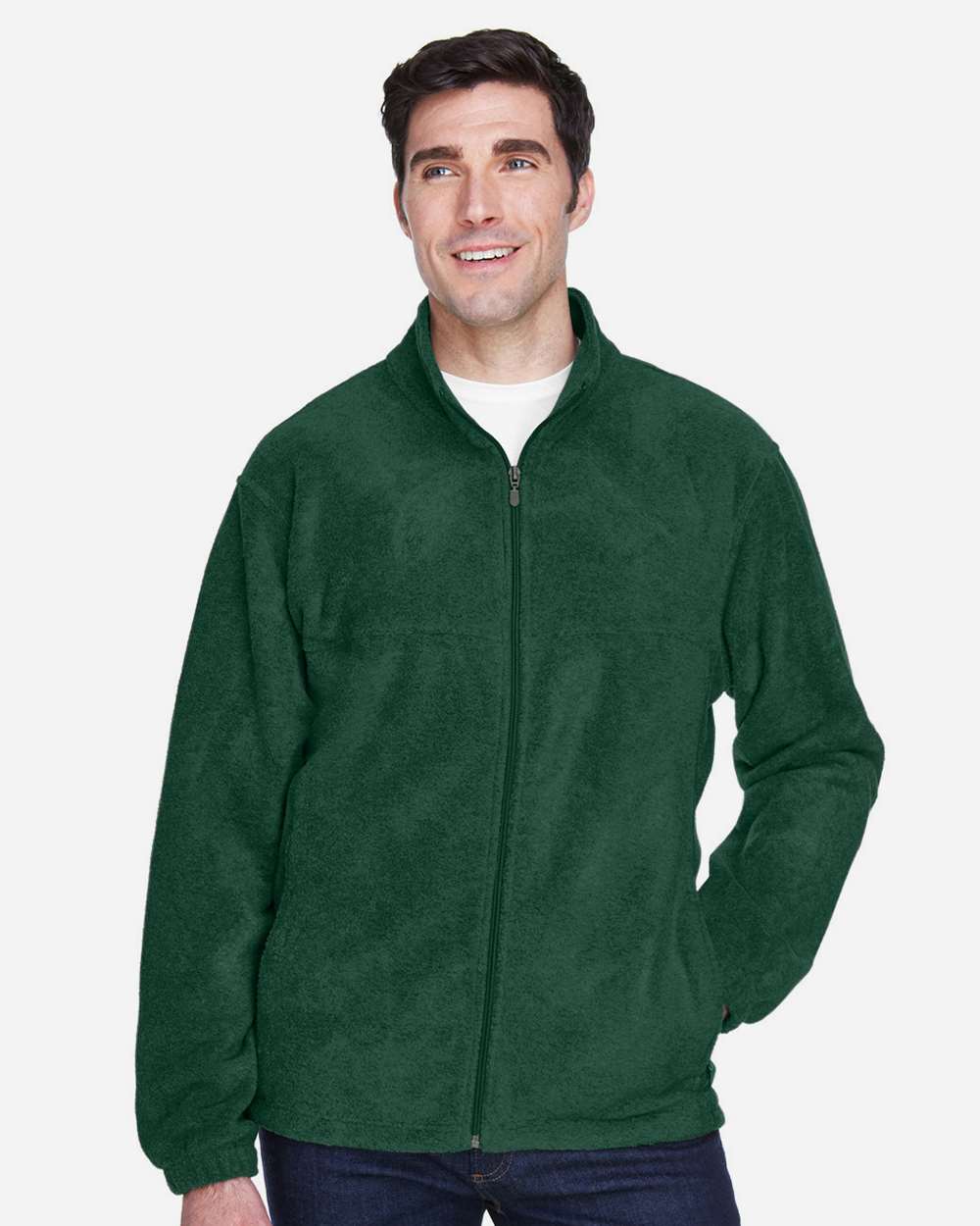 Harriton Men's Full-Zip Fleece