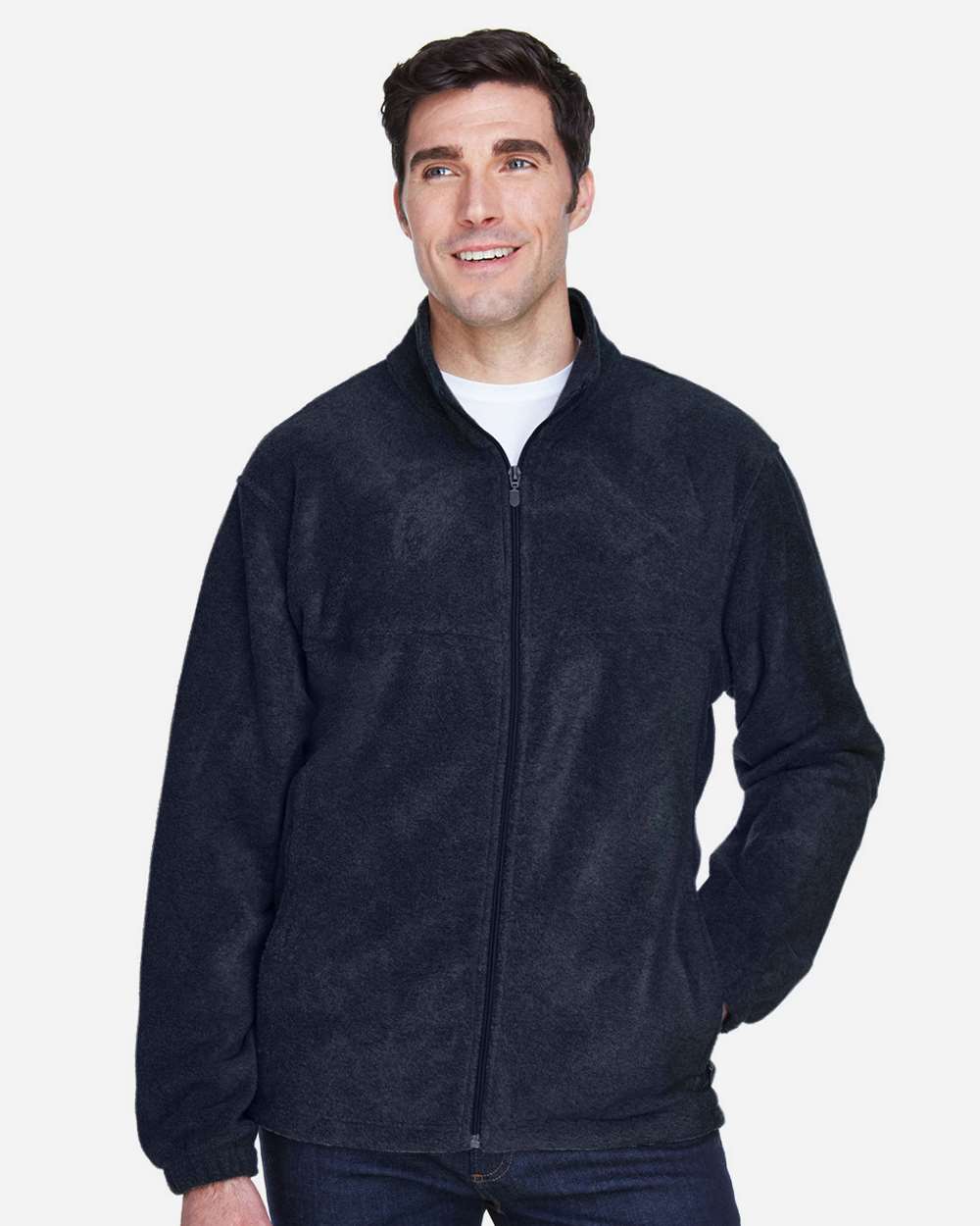 Harriton Men's Full-Zip Fleece