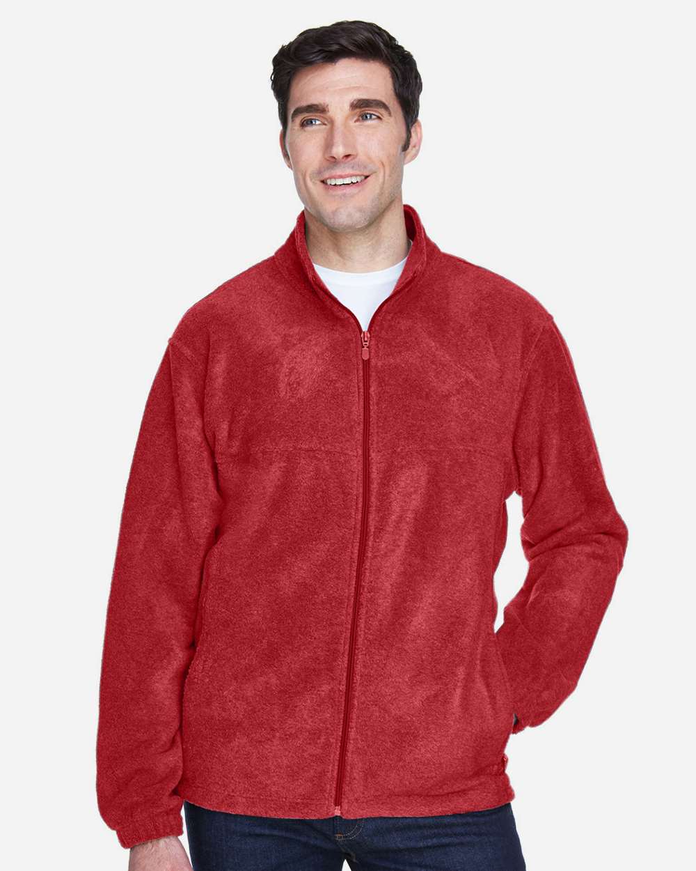 Harriton Men's Full-Zip Fleece