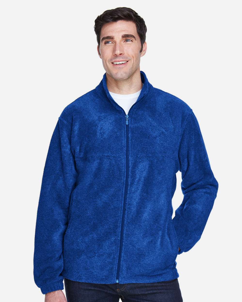 Harriton Men's Full-Zip Fleece