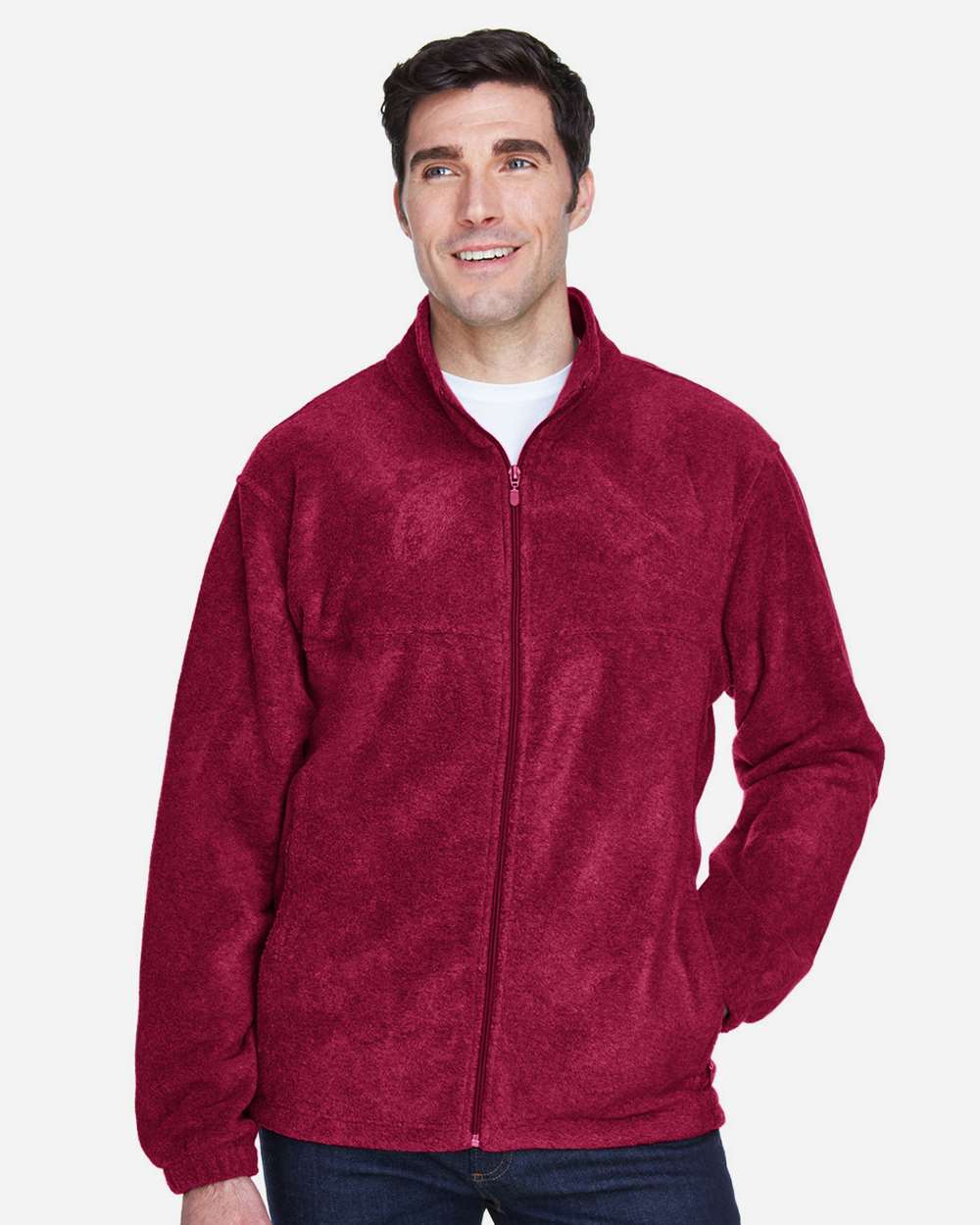 Harriton Men's Full-Zip Fleece