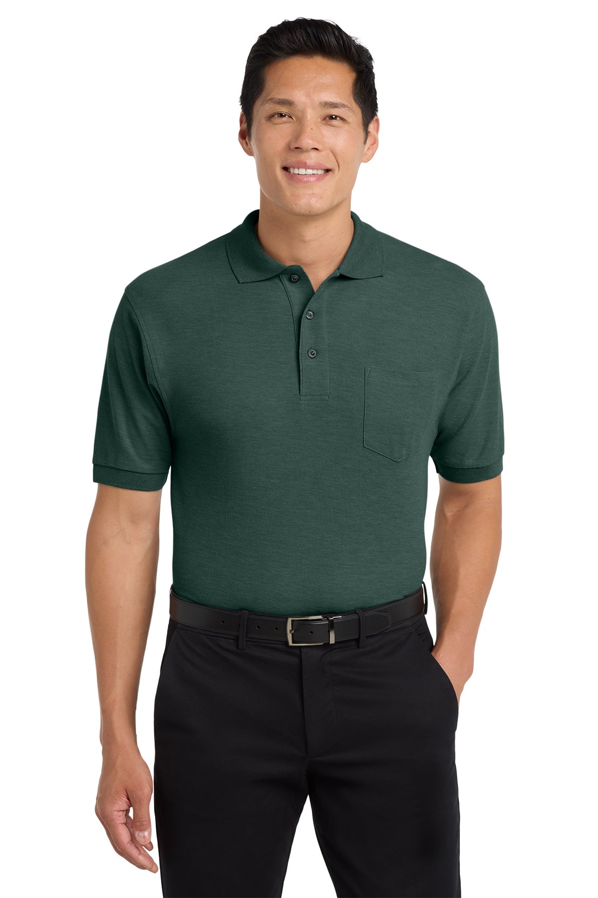 Port Authority® Silk Touch™ Polo with Pocket