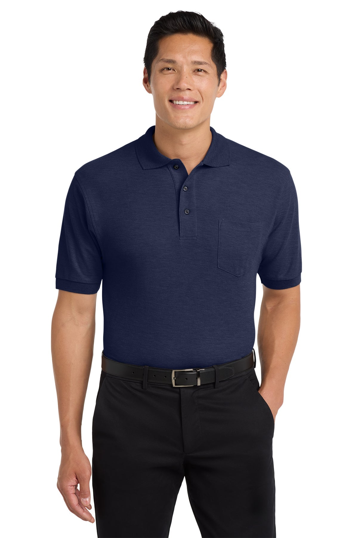 Port Authority® Silk Touch™ Polo with Pocket