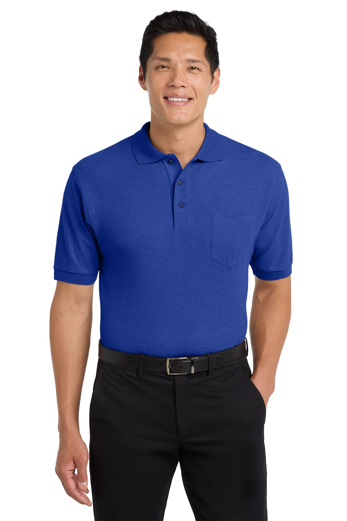 Port Authority® Silk Touch™ Polo with Pocket