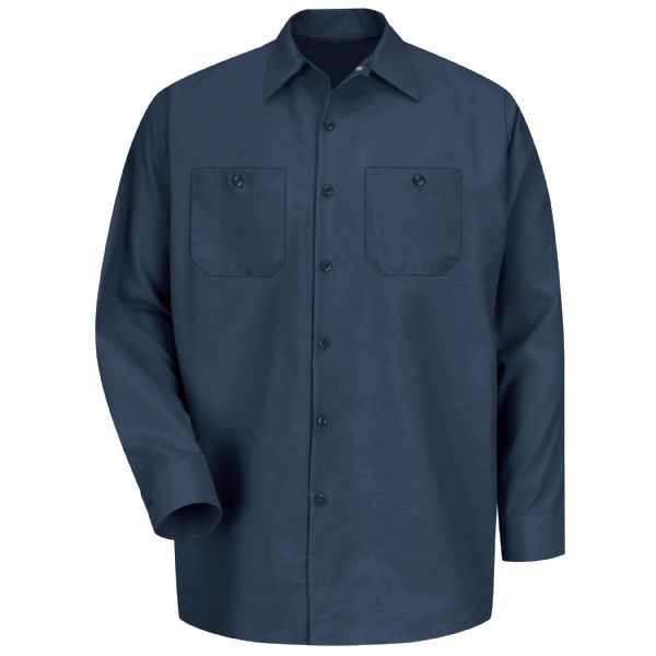 Men's Work Shirt with Pocket Flaps