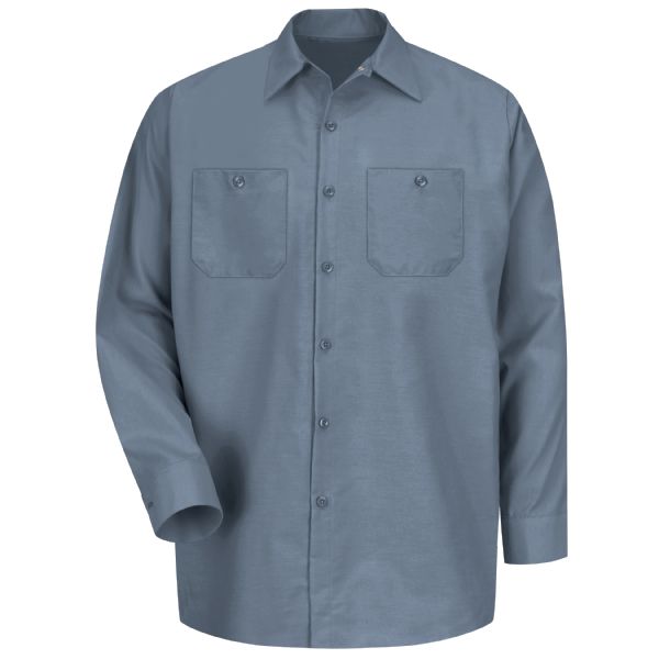 Men's Work Shirt with Pocket Flaps