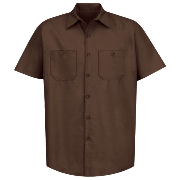 Men's Short Sleeve Industrial Work Shirt