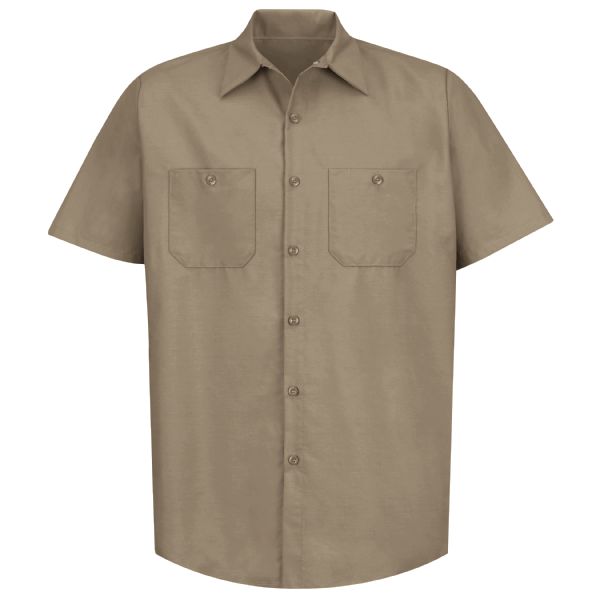 Men's Short Sleeve Industrial Work Shirt
