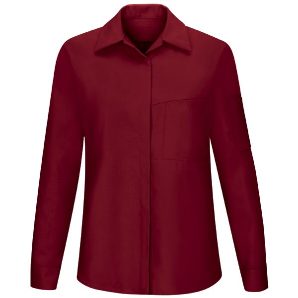 Women's Long Sleeve Performance Plus Shop Shirt with OilBlok Technology