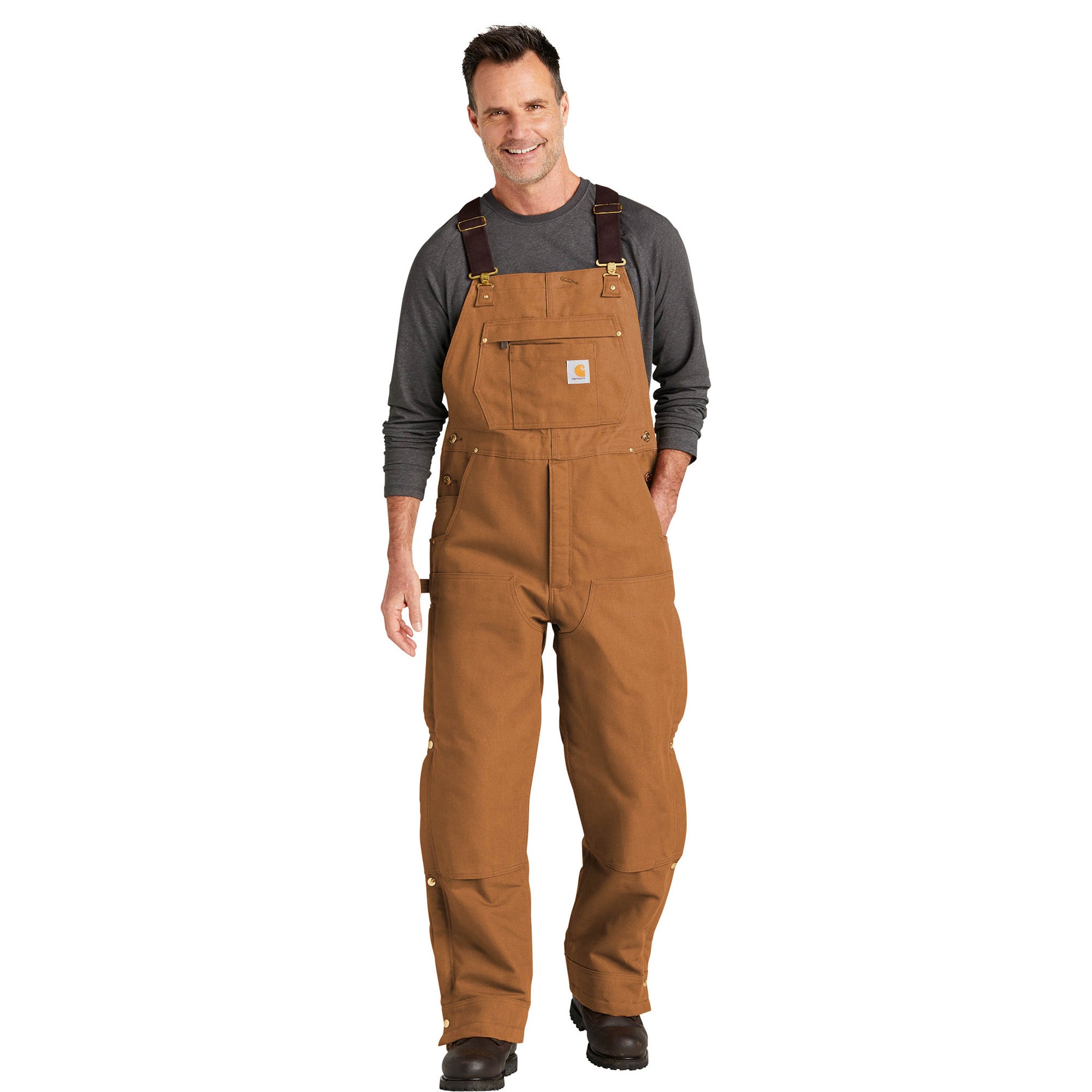 Carhartt® Firm Duck Insulated Bib