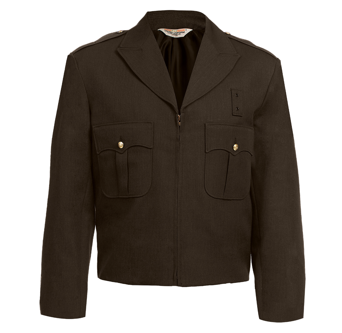 United Uniform Mfr. Zippered Front Ike Jacket
