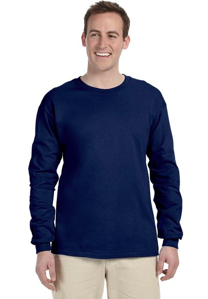 Gildan® Unisex Ultra Cotton® Long Sleeve T-Shirt (Color: Multiple)