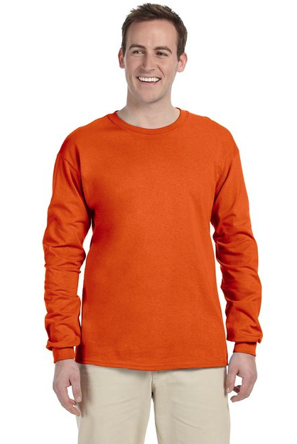 Gildan® Unisex Ultra Cotton® Long Sleeve T-Shirt (Color: Multiple)