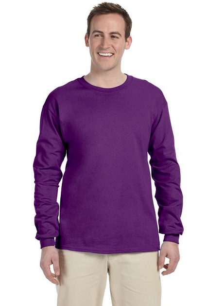 Gildan® Unisex Ultra Cotton® Long Sleeve T-Shirt (Color: Multiple)