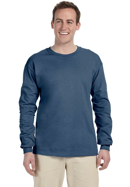 Gildan® Unisex Ultra Cotton® Long Sleeve T-Shirt (Color: Multiple)